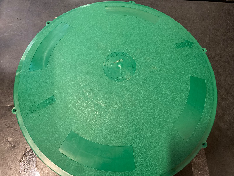 Photo 1 of 24 in. Round Domed Septic Riser Lid