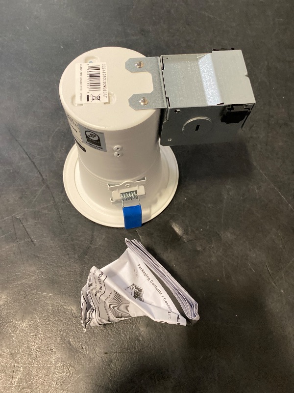 Photo 1 of CEZ 4 in. White Recessed Light Canless EZ-Trim GU10 Lamp-Based Direct Mount