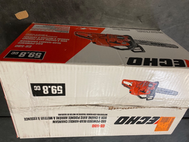 Photo 1 of 20 in. 59.8 cc Gas 2-Stroke Rear Handle Timber Wolf Chainsaw