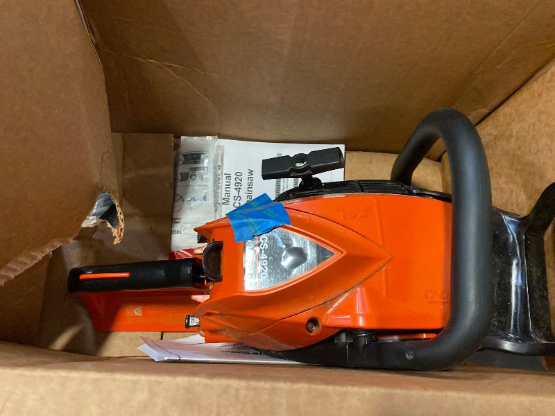 Photo 1 of 20 in. 50.1 cc 2-Stroke Gas Rear Handle Chainsaw