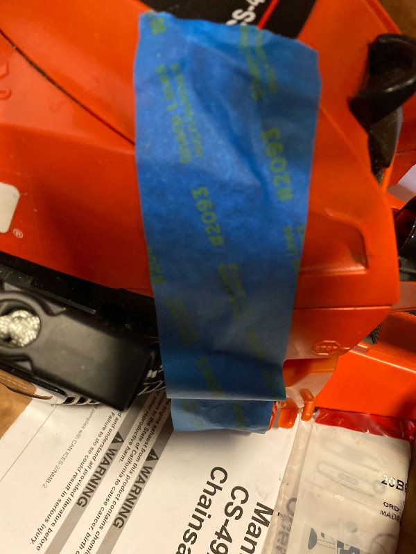 Photo 1 of 20 in. 50.1 cc 2-Stroke Gas Rear Handle Chainsaw