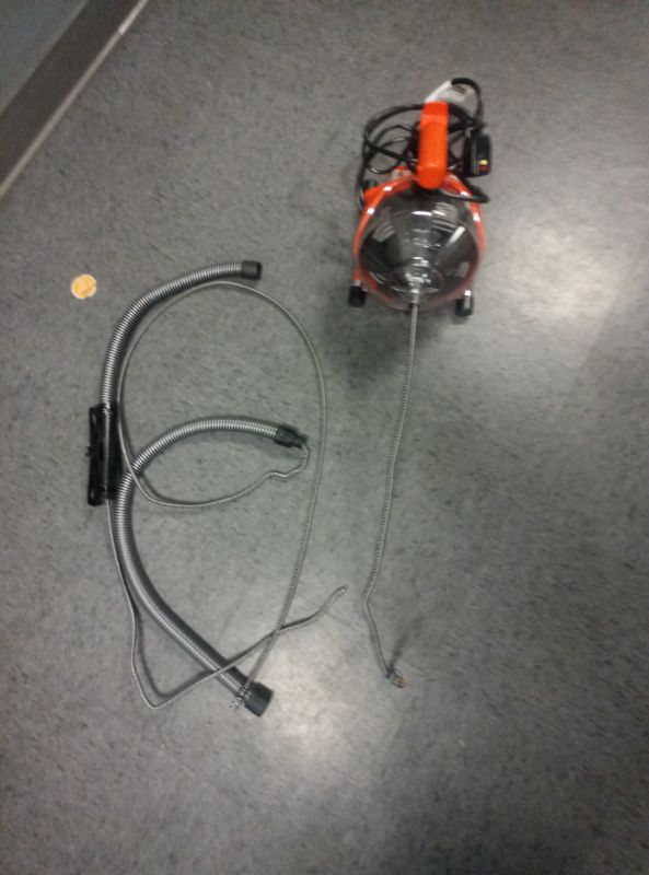 Photo 1 of PowerClear 120-Volt Drain Cleaning Snake Auger Machine for Heavy Duty Pipe Cleaning for Tubs, Showers, and Sinks