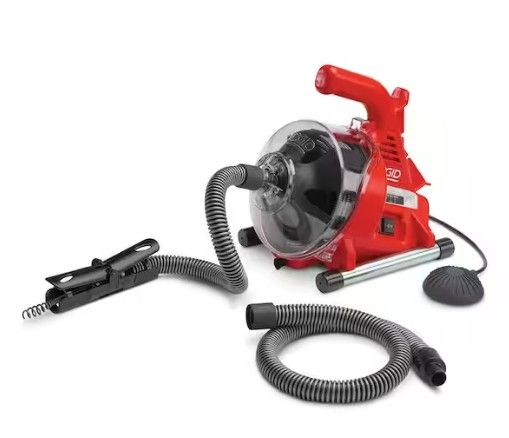 Photo 1 of PowerClear 120-Volt Drain Cleaning Snake Auger Machine for Heavy Duty Pipe Cleaning for Tubs, Showers, and Sinks