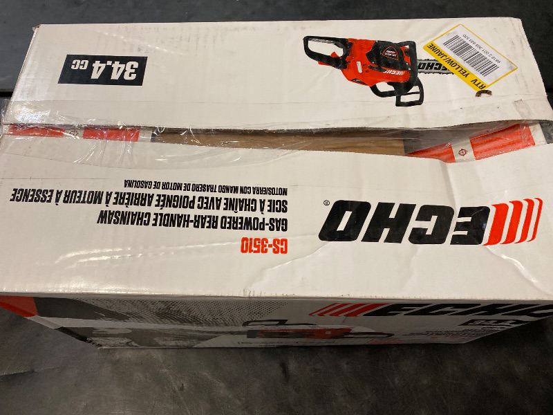 Photo 1 of 16 in. 34.4 cc Gas 2-Stroke Engine Rear Handle Chainsaw