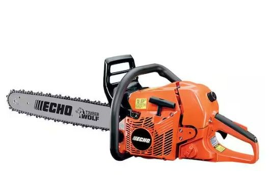Photo 1 of 20 in. 59.8 cc Gas 2-Stroke Rear Handle Timber Wolf Chainsaw