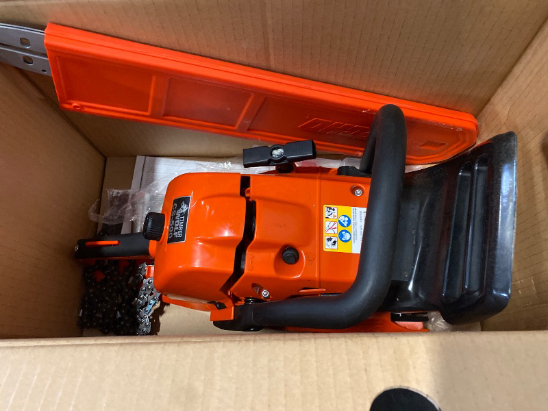 Photo 1 of 20 in. 59.8 cc Gas 2-Stroke Rear Handle Timber Wolf Chainsaw