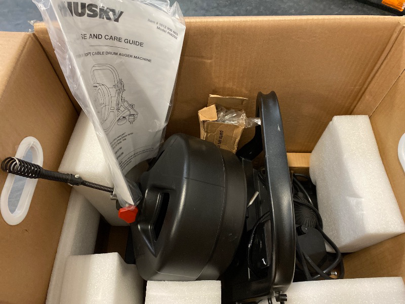 Photo 1 of 5/16 in. x 50 ft. Cable Drum Auger