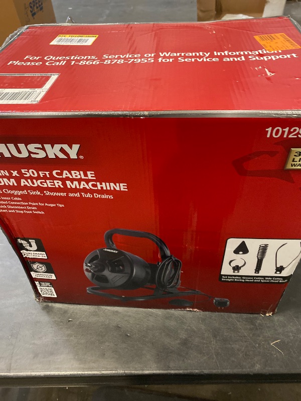 Photo 1 of 5/16 in. x 50 ft. Cable Drum Auger