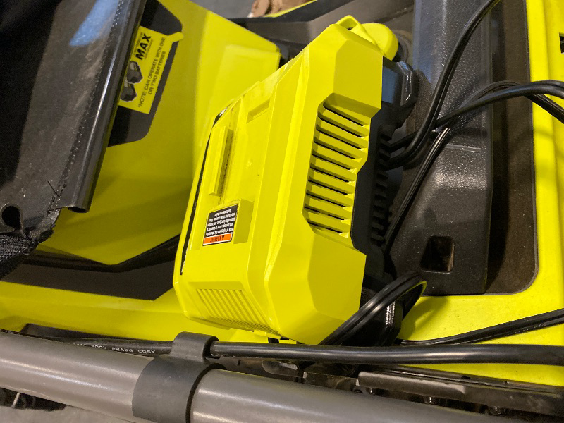 Photo 1 of 40V HP Brushless 21 in. Cordless Battery Walk Behind Push Lawn Mower with 8.0 Ah Battery and Charger