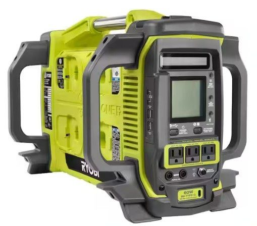 Photo 1 of 18V ONE+ 1800-Watt Portable Battery Inverter Power Station/8-Port Charger (Tool Only)