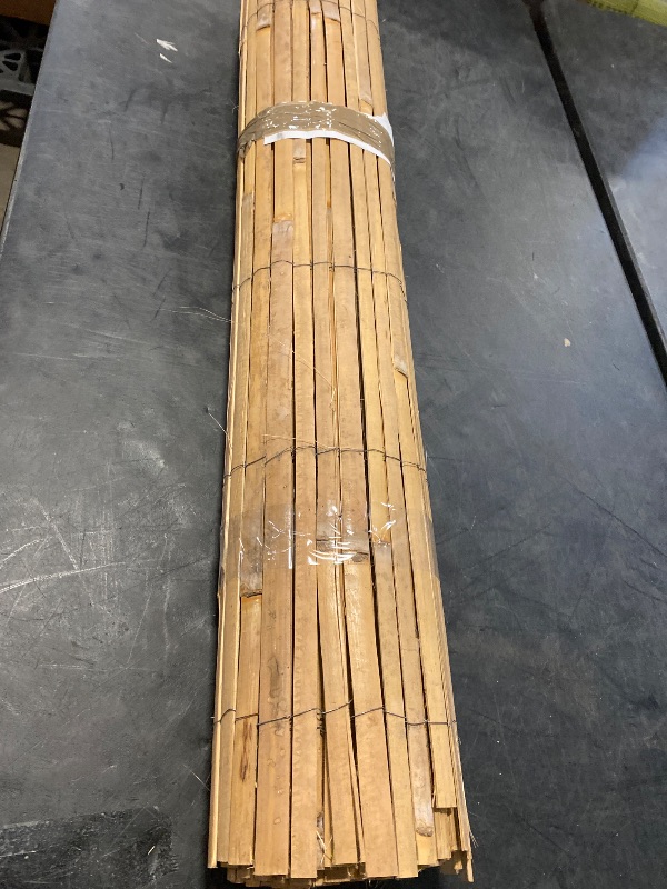 Photo 1 of Fence 3ft H x 10ft L x 0.7In D, Eco-Friendly Privacy Fence for Outdoor Wall, Garden, Yard, Pool, Patio, Decorative Bamboo Fencing