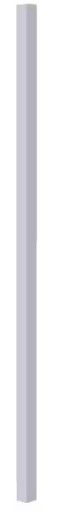 Photo 1 of 25 Ct. 41 in. x 1.1/4 in. Stair Parts 5060 Primed Full Square Craftsman Wood Baluster for Stair Remodel