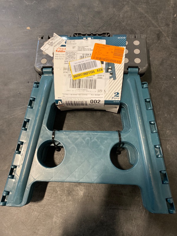 Photo 1 of 2PK ANVIL 8.5 IN. & 12.5 IN. FOLDING STEP STOOLS