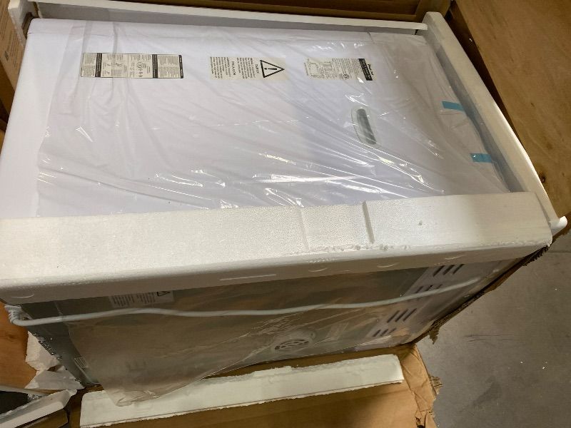 Photo 1 of Compact 3.5 cu. ft. Electric Dryer in White