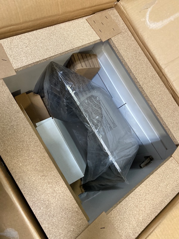 Photo 1 of 24 in. W x 21 in. D x 51 in. H Drop-In Stainless Steel Laundry Sink with Faucet and Cabinet in White