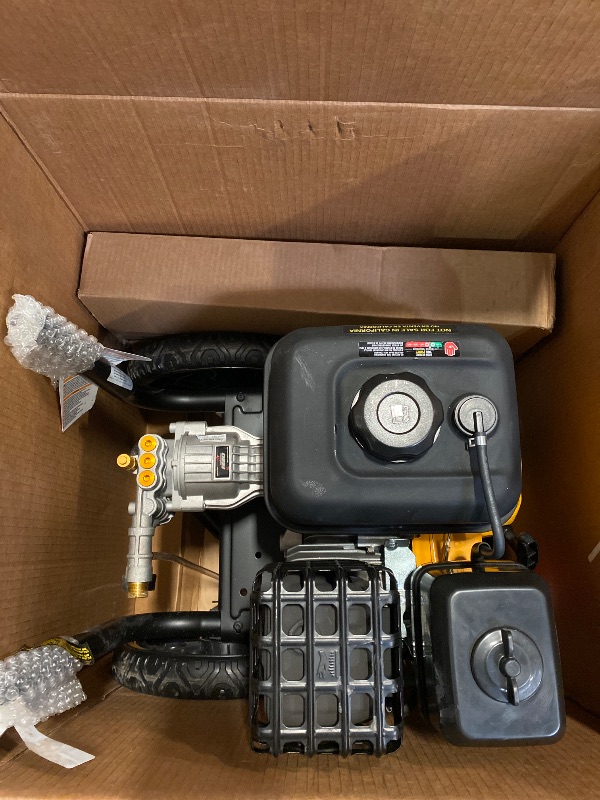 Photo 1 of 3400 PSI 2.5 GPM Gas Cold Water Pressure Washer with DeWalt 210 Engine
