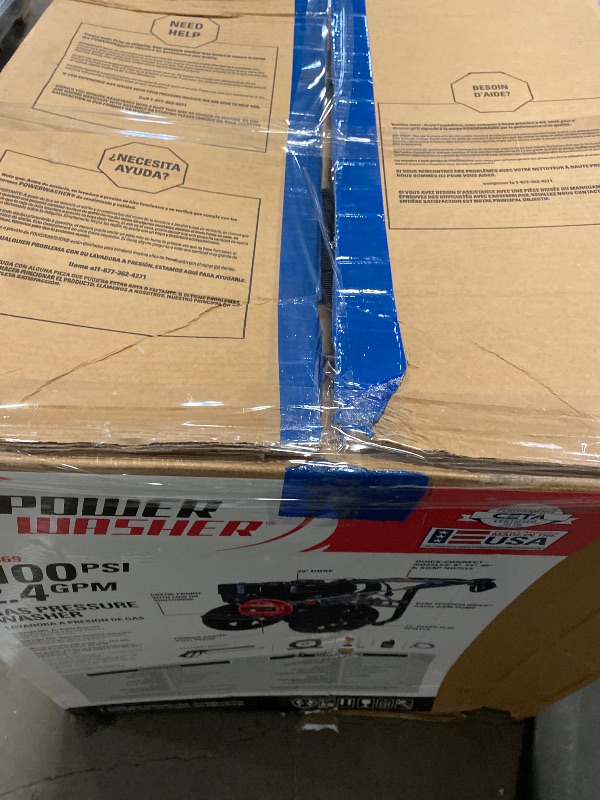 Photo 1 of 3100 PSI 2.4 GPM Cold Water Gas Pressure Washer with 163cc Engine