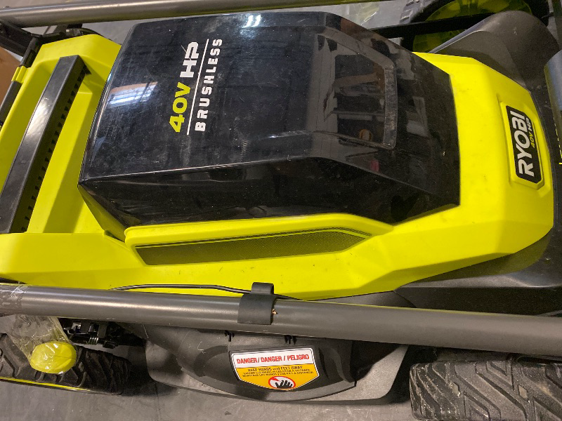 Photo 1 of 40V HP Brushless 20 in. Cordless Battery Walk Behind Push Lawn Mower with 6.0 Ah Battery and Charger