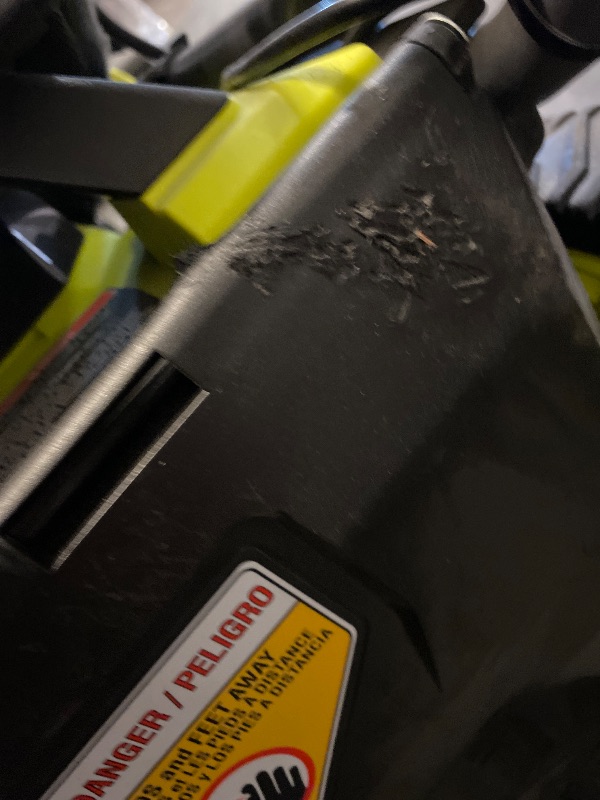 Photo 1 of ONE+ HP 18V Brushless 16 in. Cordless Walk Behind Push Mower w/ UV Resistant Cover, (2) 4.0 Ah Batteries & (1) Charger