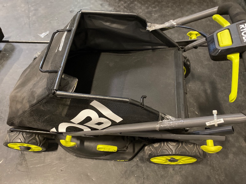 Photo 1 of ONE+ HP 18V Brushless 16 in. Cordless Walk Behind Push Mower w/ UV Resistant Cover, (2) 4.0 Ah Batteries & (1) Charger