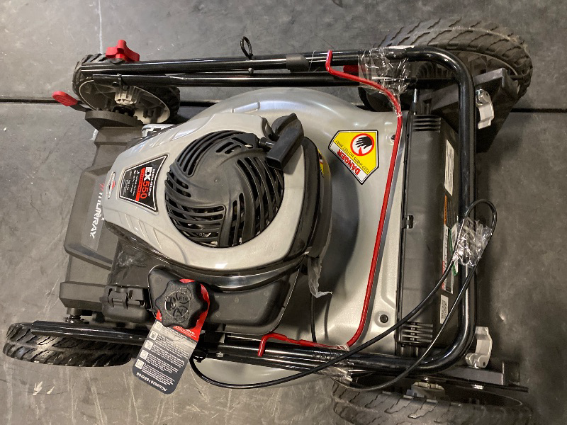 Photo 1 of 21 in. 140 cc Briggs and Stratton Walk Behind Gas Push Lawn Mower with Height Adjustment and with Mulch Bag