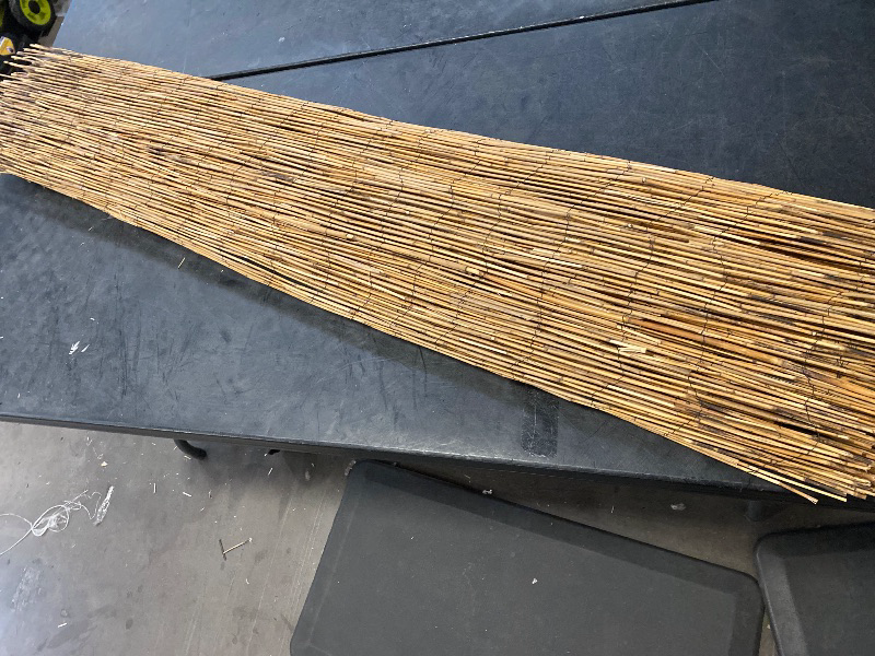 Photo 1 of 6 ft. H x 16 ft. W Natural Reed Fencing