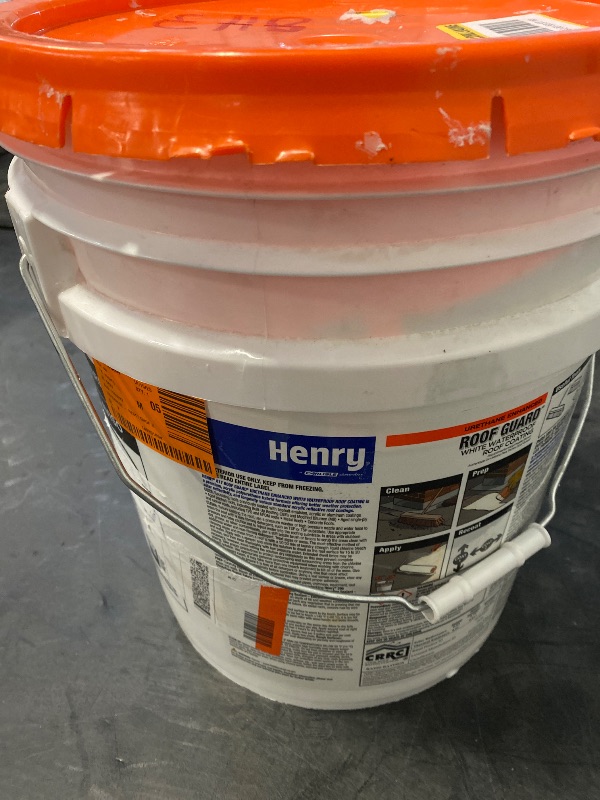 Photo 1 of 817 Roof Guard White Urethane Enhanced Acrylic Waterproof Reflective Roof Coating 4.75 gal.