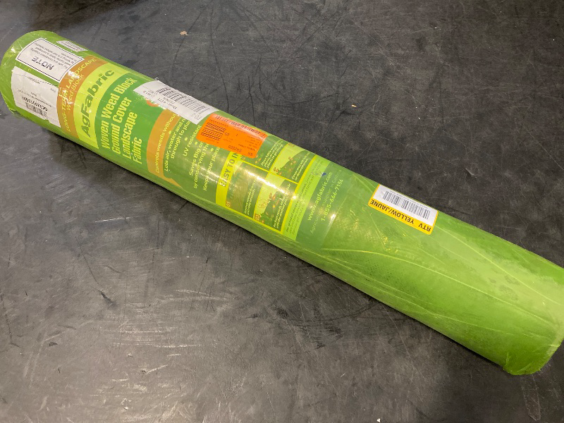 Photo 1 of 5 ft. x 100 ft. Black Heavy-Duty Landscape Fabric Pro Commercial Weed Barrier