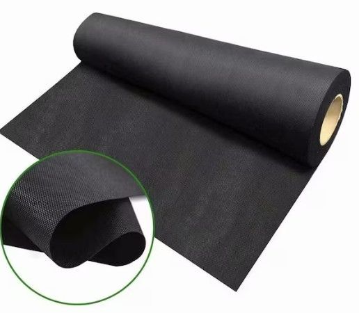 Photo 1 of 3 ft. x 100 ft. Landscape Fabric Weed Barrier Non-Woven Garden Mats for Weeds Block in Raised Garden Bed