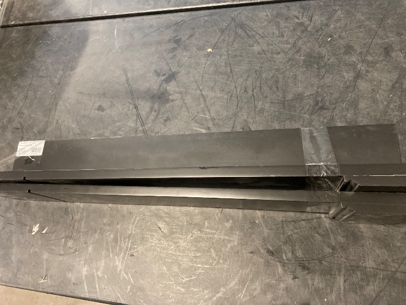 Photo 1 of 2 CT. Avondale/Leyton 5.75 in. W x 5.75 in. D x 34.5 in. H Corner Post End Panel in Raven Black