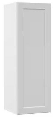 Photo 1 of Designer Series Melvern 12 in. W x 12 in. D x 36 in. H Assembled Shaker Wall Kitchen Cabinet in White