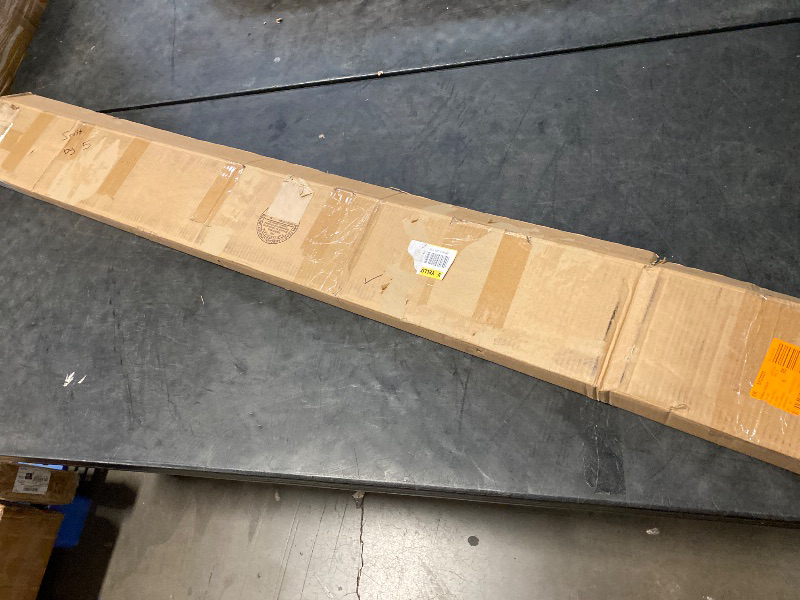 Photo 1 of 60 in. W x 54 in. L White Cordless Faux Wood Blinds for Windows with 2 in. Slats