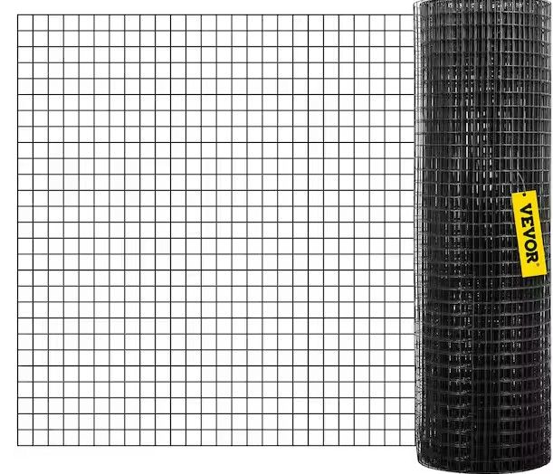 Photo 1 of Cloth 1 in. Mesh 24 in. x 50 ft. Galvanized Steel Vinyl Coated 16 gal. Chicken Wire for Garden Fencing