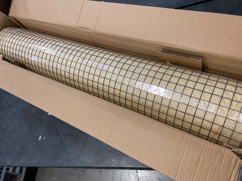 Photo 1 of Cloth 1 in. Mesh 24 in. x 50 ft. Galvanized Steel Vinyl Coated 16 gal. Chicken Wire for Garden Fencing