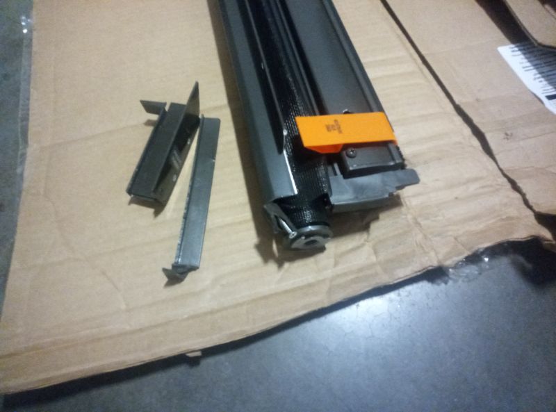 Photo 1 of 72 in. x 80 in. LuminAire Bronze for Double Entry Door 68 in.-72 in. Universal Handed Aluminum Retractable Screen Door