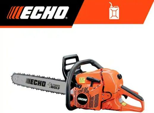 Photo 1 of 20 in. 59.8 cc Gas 2-Stroke Rear Handle Timber Wolf Chainsaw