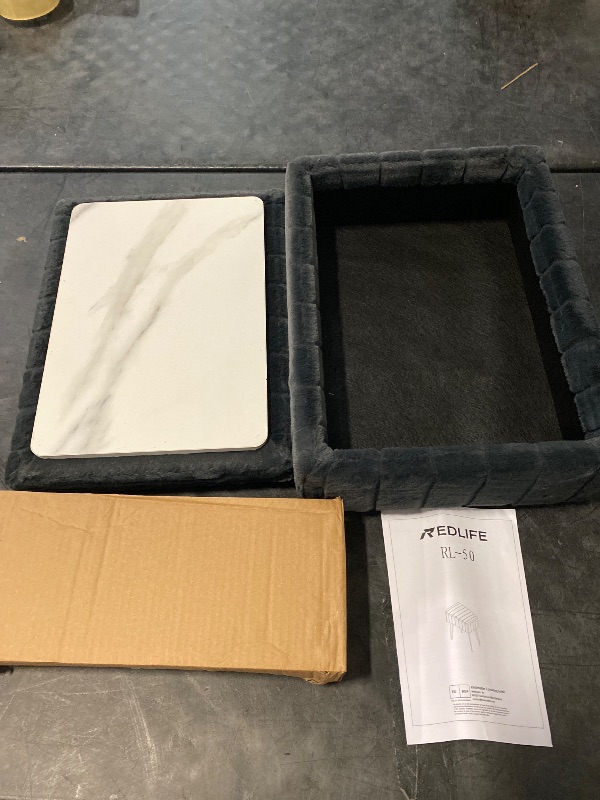 Photo 1 of FUXA Vanity Stool Chair with Storage, White Faux Fur Makeup Chair with 4 Metal Legs and Anti-Slip Feet, Soft Padded Seat, Small Footrest Footstool Ottoman, Multifunctional Stool for Bedroom