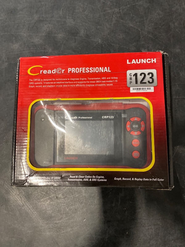 Photo 1 of 2025 LAUNCH CRP123 OBD2 Scanner, Engine, ABS, SRS, Transmission Code Reader Car Diagnostic Scan Tool, Full OBDII Modes Automotive Scanner, Live Data Stream Graph, Lifetime F-ree Update