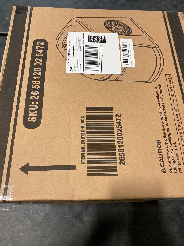 Photo 1 of Ice Makers Countertop with Handle, 2 Sizes of Ice, 9 Bullet Ice Cubes in 6 Mins, 26Lbs/24H, Portable Ice Maker with Self-Cleaning, Ice Machine for Home&Kitchen&Office&Party