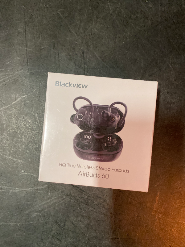 Photo 1 of Blackview AirBuds 10 Open Ear Headphones,Wireless Earbuds Bluetooth 5.3 Air Conduction Sport Headsets with Earhooks,IPX7,Dual Microphone, for Running Workout Black