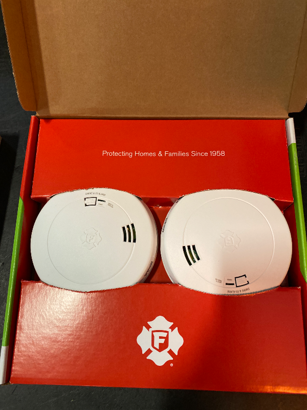 Photo 1 of First Alert SMCO210V Precision Detection, 10-Year Battery Smoke and Carbon Monoxide Alarm, 2-Pack