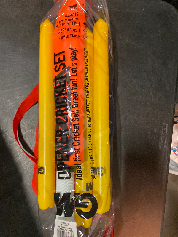 Photo 1 of Gunn & Moore GM Opener Childrens Cricket Set | Bat, Ball & Wicket Stumps | All-Weather | for Kids Ages 4-8