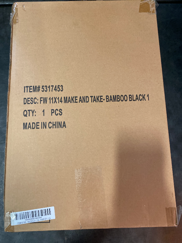 Photo 1 of Farberware Build-A-Board Bamboo Cutting Board with Single Storage Compartment, Clear Locking Lid, Black Handles, Perfect for Charcuterie & Snacks