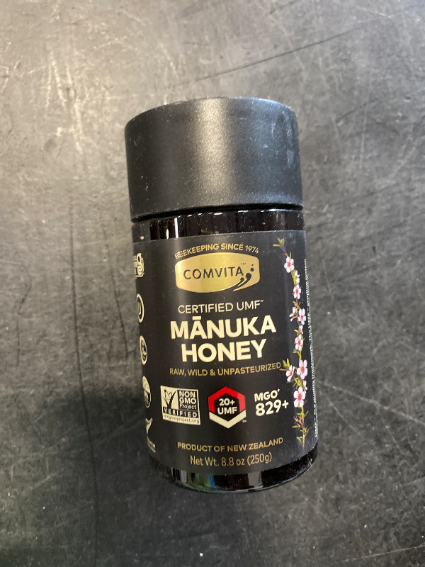Photo 1 of Comvita Manuka Honey UMF 20+ (MGO 829+) - Raw Manuka Honey New Zealand, Pure & Unpasteurized, Superfood for Immune Health, Use in Tea, Wild, Monofloral, Non-GMO - 250g (8.8 oz)