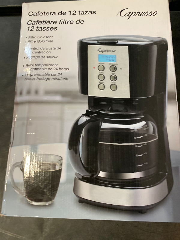Photo 1 of Capresso 12-Cup Drip Coffee Maker with Glass Carafe