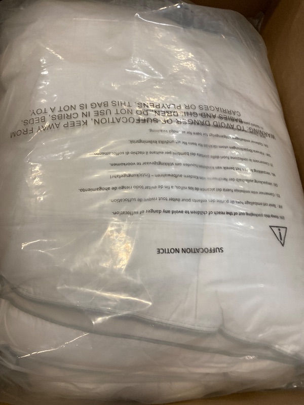 Photo 1 of (CA K) COMFORT BOOST™ Extra Thick, Cooling Mattress Topper — Pillowtop, Down Alternative Mattress Pad with Deep Pockets (8-21" Depth) Fits All Mattress Sizes, Helps Ease Back Pain & Protects — Cali King