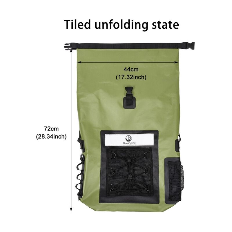 Photo 1 of Dry Bag Backpack, 40L Floating Waterproof Backpack Roll-Top Closure for Kayaking, Boating, Hiking, Camping