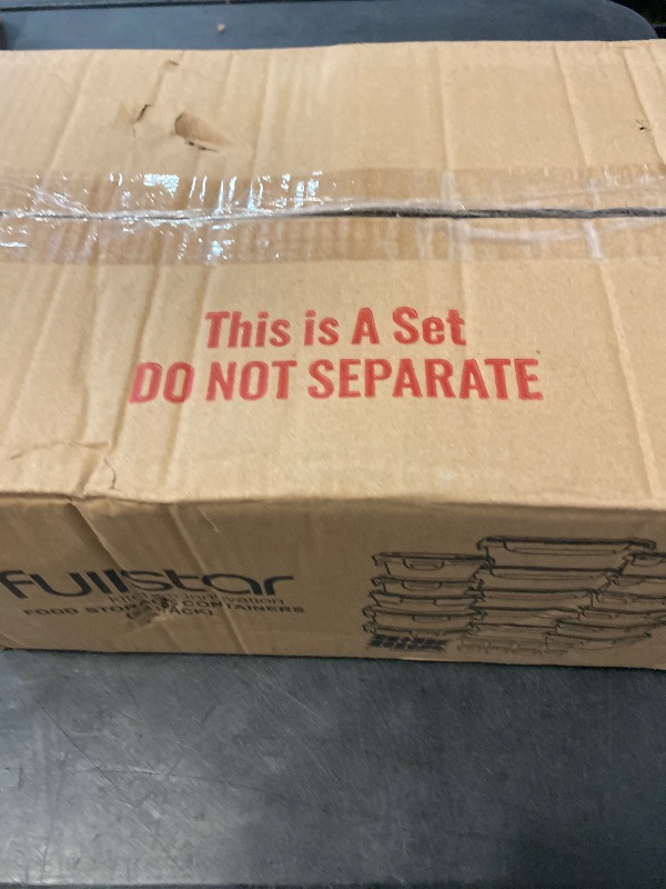 Photo 1 of fullstar 50-Piece Plastic Food Storage Containers with Lids (24 Containers & 24 Lids) - Leakproof, BPA-Free, Meal Prep Containers, Reusable Lunch Storage Set for Kitchen Organization (Pack of 50)