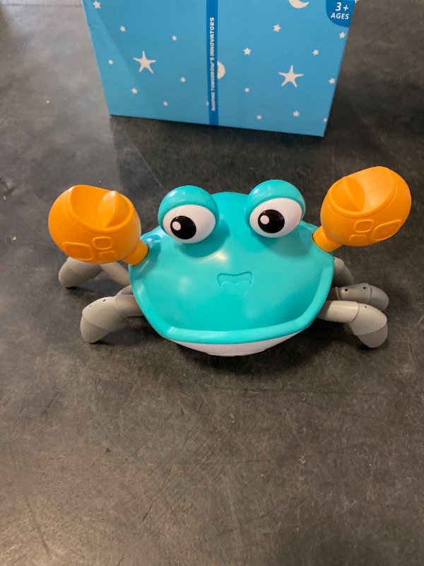 Photo 1 of control future Crawling Crab Baby Toy - Infant Tummy Time Toys 3 4 5 6 7 8 9 10 11 12 Babies Boy 3-6 6-12 Learning Crawl 9-12 12-18 Walking Toddler 36 Months Old Music Development 1st Birthday Gifts