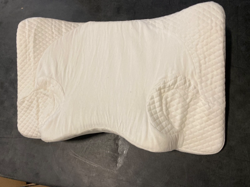 Photo 1 of BraceAbility CPAP Pillow - Side Sleeper Positional Soft Memory Foam Orthopedic Contour Posture Wedge for Anti-Snoring Prevention Nasal Relief Therapy for Men and Women